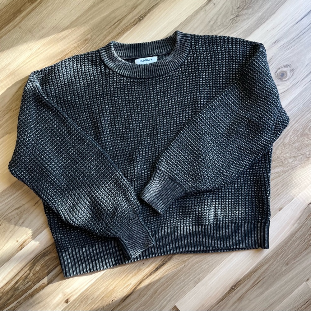 Old Navy - Charcoal Woven Pullover